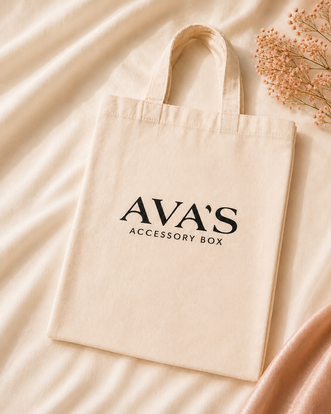 Ava’ Accessory Box Branded Tote Bag
