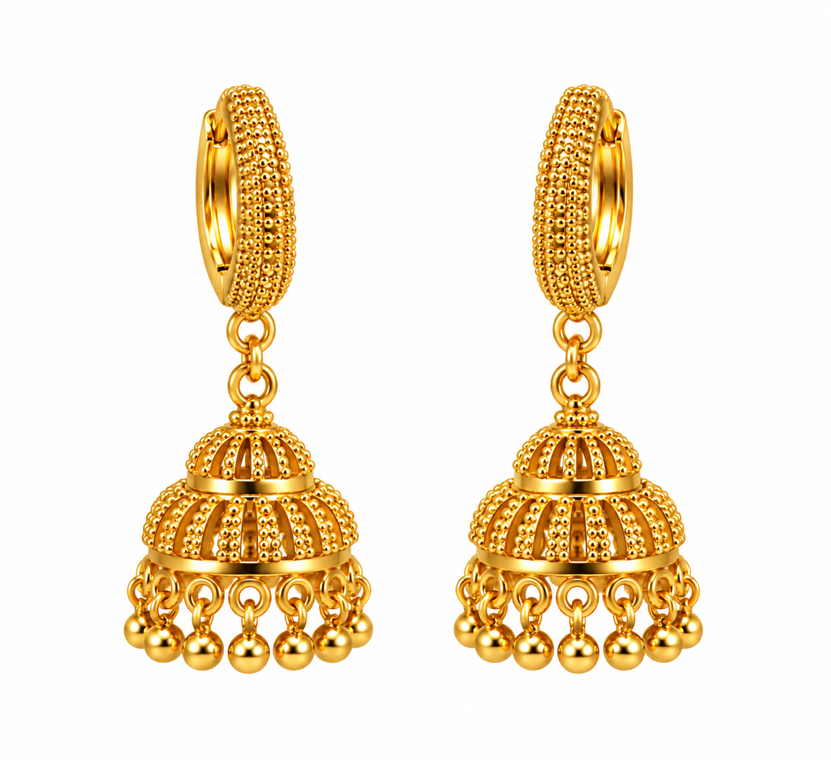 Gold plated Collection Jhumka Earrings Minis