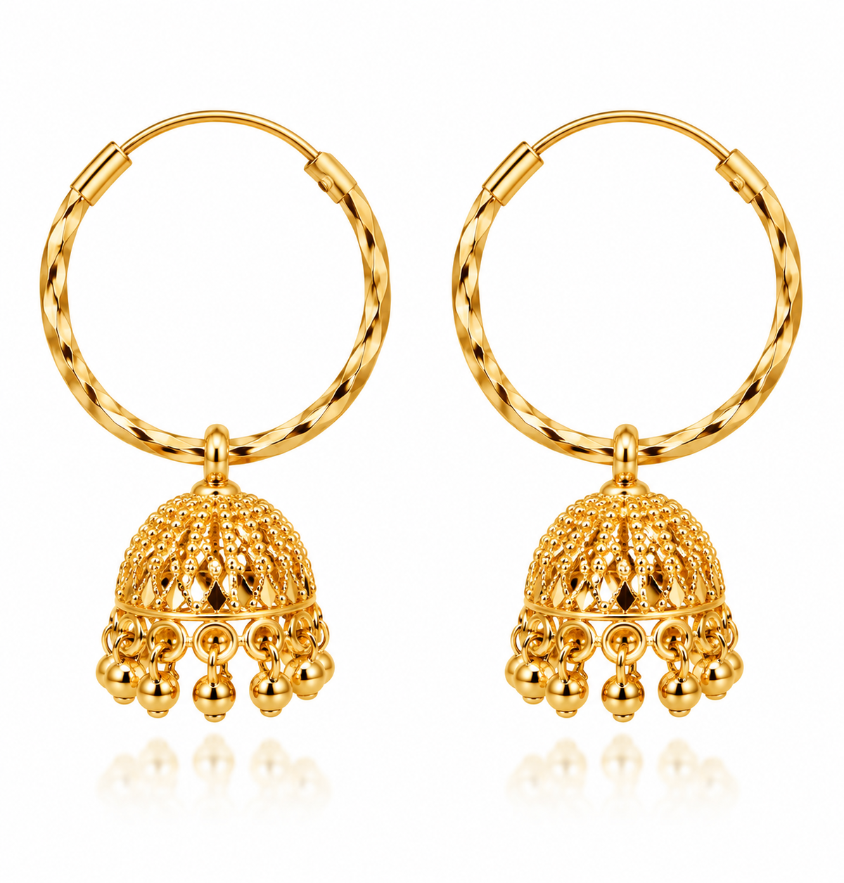Maharani Dangle plated Collection Jhumka Earrings