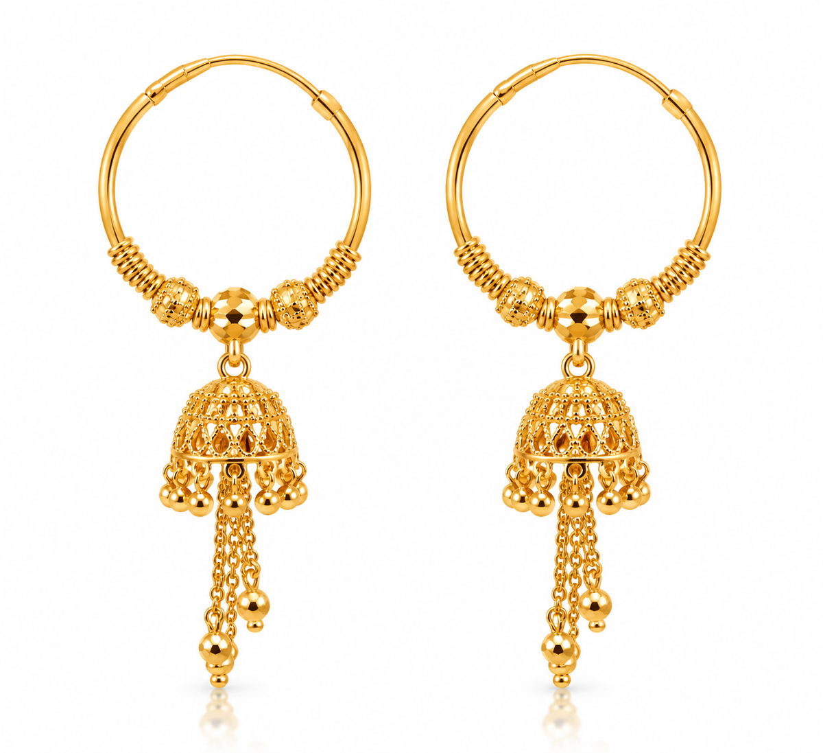 Minis Dangle plated Collection Jhumka Earrings