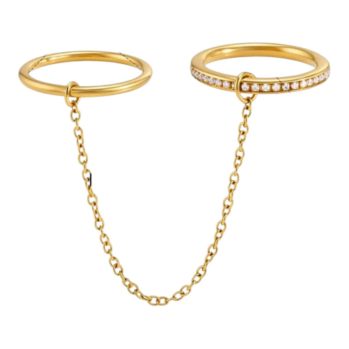 Celeste Double Ring Chain