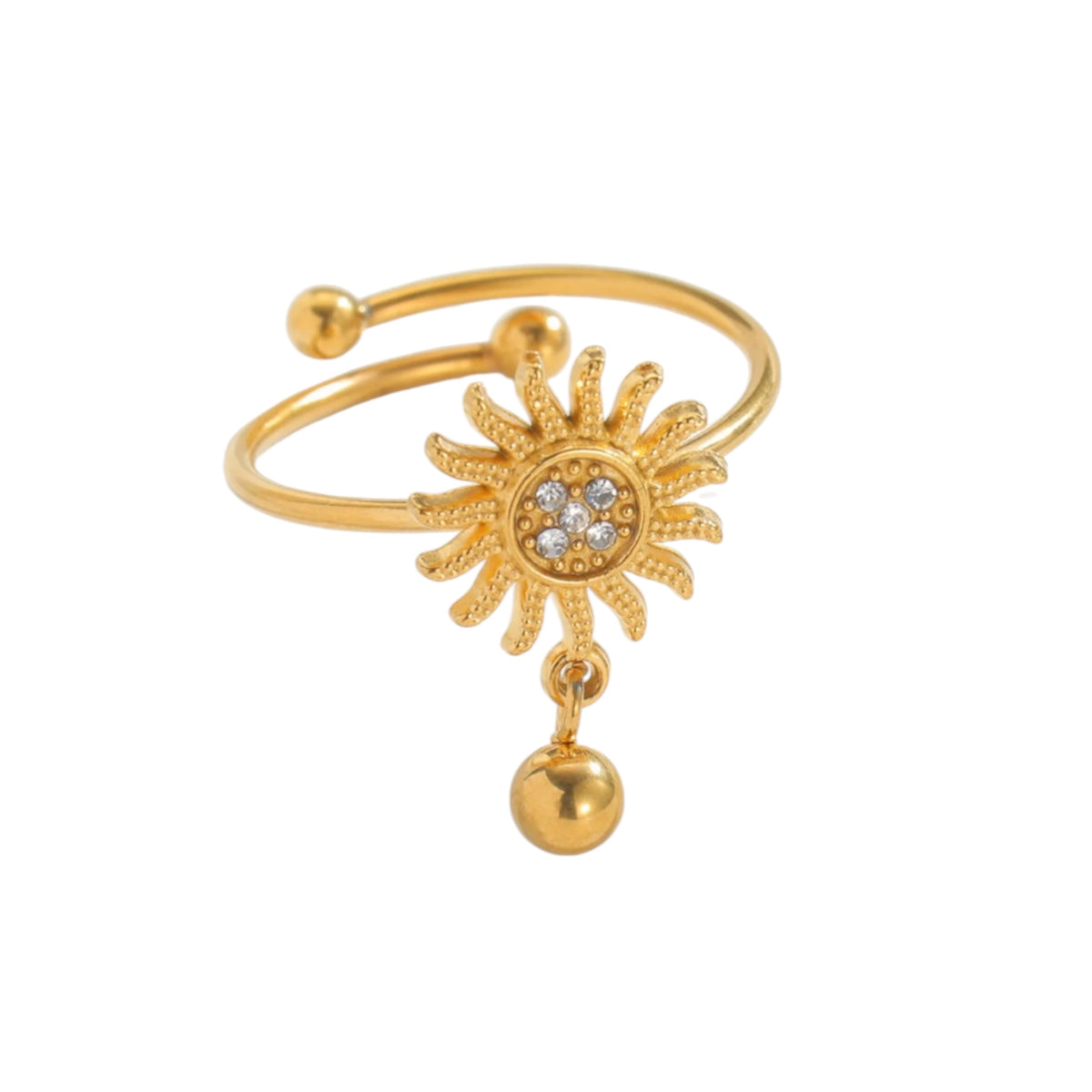 Solara Sunburst Ring