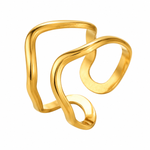 Alora Sculpted Gold Ring