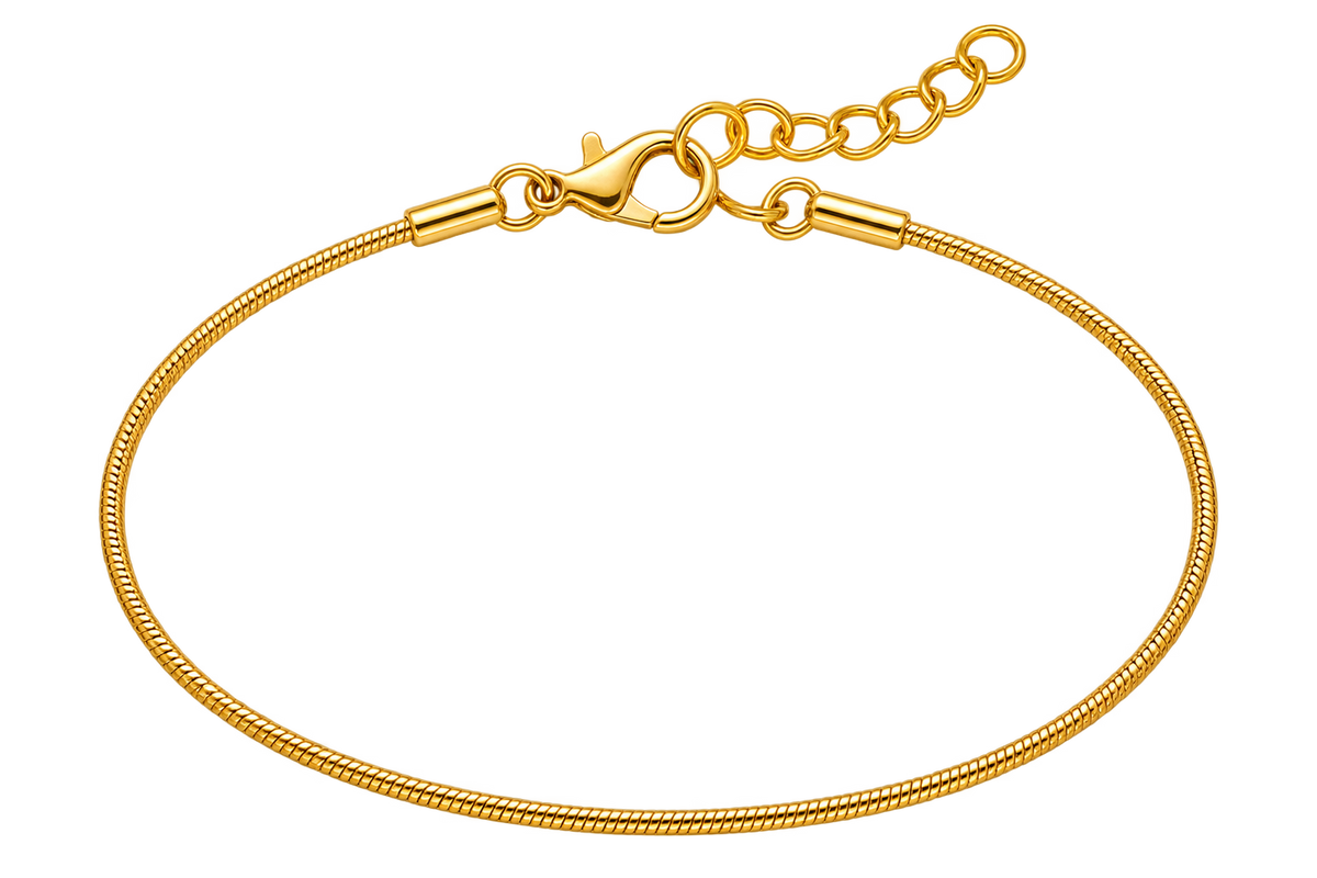 Elara Gold Snake Chain Bracelet