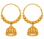 Medium Dome Gold Plated Collection Jhumka Earring