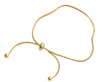 Pull bracelet 18K Gold Stainless Steel waterproof non tarnish Women's jewellery