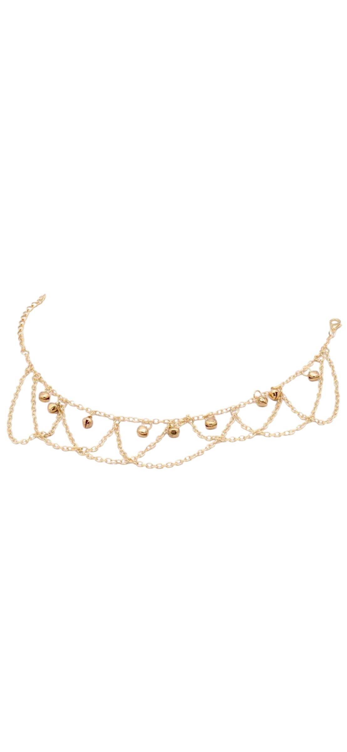 Gold Bell Fashion Round Alloy Women's Anklet