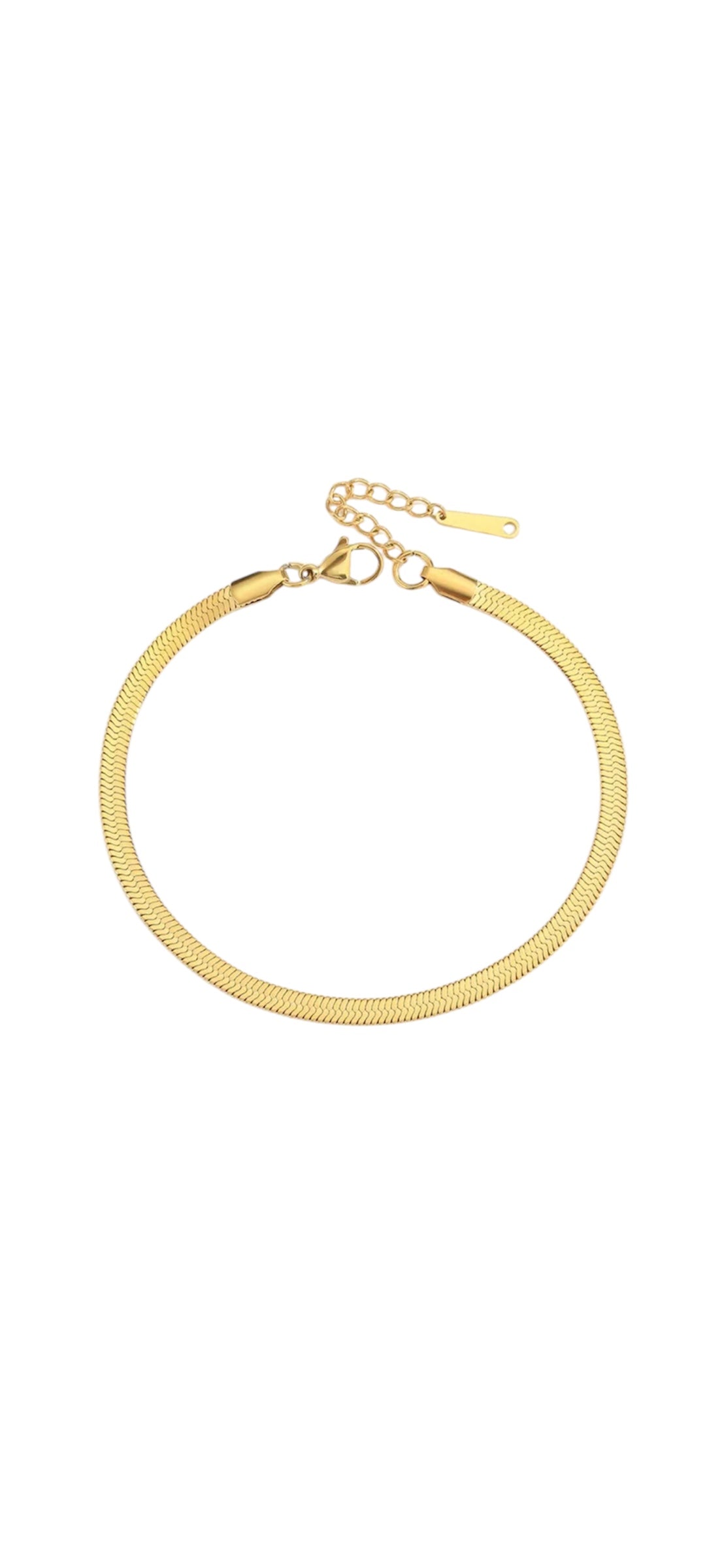 Fashion Stainless Steel Waterproof Non Tarnish Plated Women's Anklet