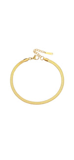 Fashion Stainless Steel Waterproof Non Tarnish Plated Women's Anklet