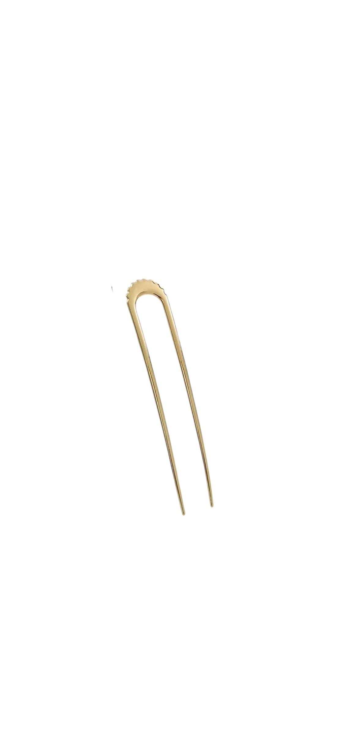 Gold U-Shaped long Hairpin For Buns Updo Hair Accessories