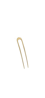 Gold U-Shaped long Hairpin For Buns Updo Hair Accessories