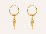 Medium Round Hoop Sona Gold Plated Jhumka
