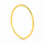Simple Gold Nose Ring for pierced and non pierced nose