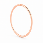 Simple Rose Gold Nose Ring for pierced and non pierced nose