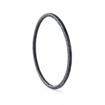 Spiral Black Nose Ring for pierced and non pierced nose