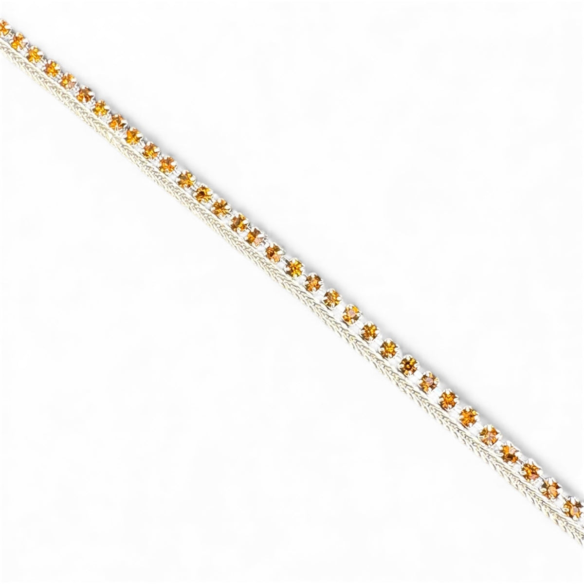 Brown 1 x Silver Anklet Women's Indian Fashion Accessories