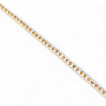 Brown 1 x Silver Anklet Women's Indian Fashion Accessories