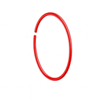 Simple Neon Red Nose Ring For Pierced And Non Pierced Nose