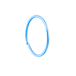 Simple Neon Blue Nose Ring For Pierced And Non Pierced Nose