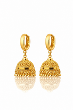 Gold Plated Collection Jhumka Earring Round Lina